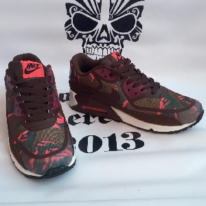 Мъжки маратонки Nike Air Max 90 Brown/Red/Black/White Camouflage 2015