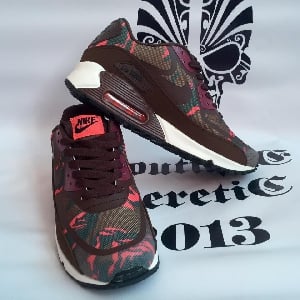 Мъжки маратонки Nike Air Max 90 Brown/Red/Black/White Camouflage 2015