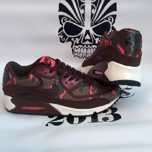 Мъжки маратонки Nike Air Max 90 Brown/Red/Black/White Camouflage 2015