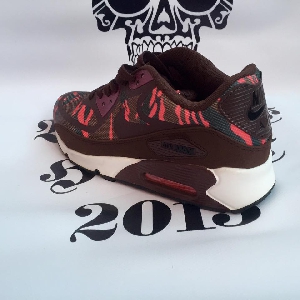 Мъжки маратонки Nike Air Max 90 Brown/Red/Black/White Camouflage 2015