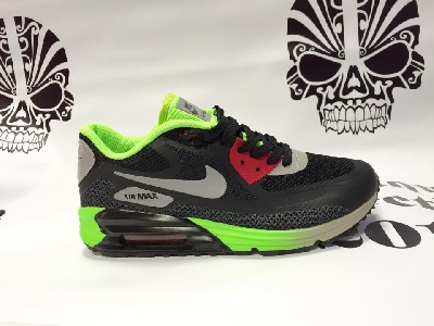 Мъжки маратонки Nike Air Max 90 LUNARLON Black/Grey/Purple/Electric Green/Red 2015