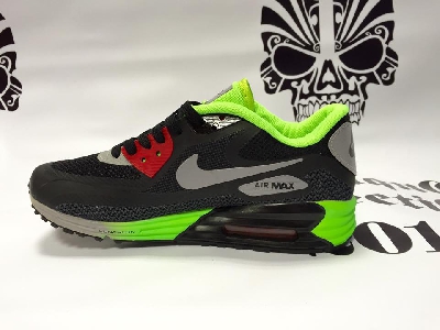 Мъжки маратонки Nike Air Max 90 LUNARLON Black/Grey/Purple/Electric Green/Red 2015