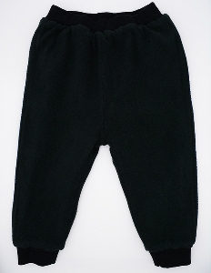 Дебели широки панталони за момчета в черен и син цвят с ластик