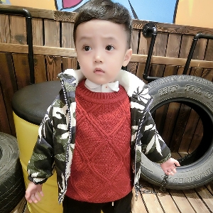 Παιδικό χειμερινό μπουφάν για  αγόρια με κουκούλα