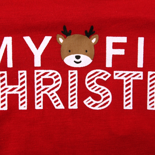 Детски празничен и коледен комплект от гащеризон и панталони за момчета и момичета