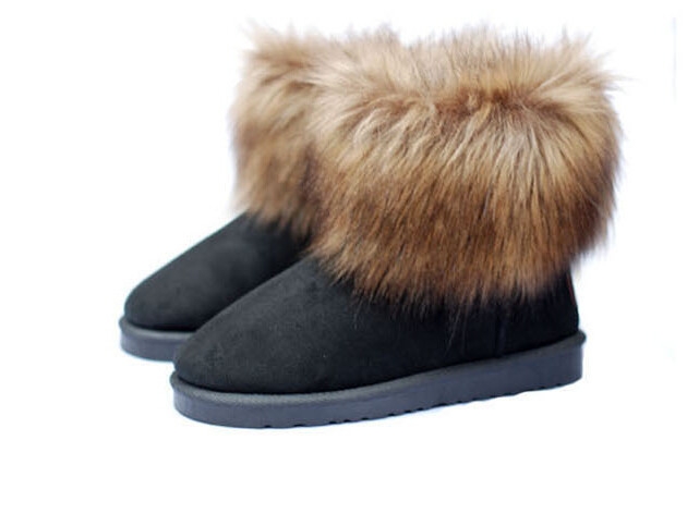 Дамски ботуши с пух  3 модела