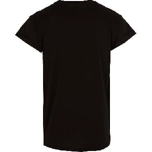 Mens T- Shirt River Island Live Fast