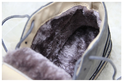 Зимни ретро боти с връзки в сив, черен и жълтокафяв цвят от микрофибърна кожа