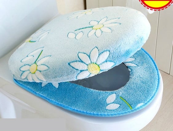 Дебели плюшени детски възглавници подложки за деца момчета и момичета за тоалетна чиния - едноцветни, цветни, анимирани Хелоу Ки