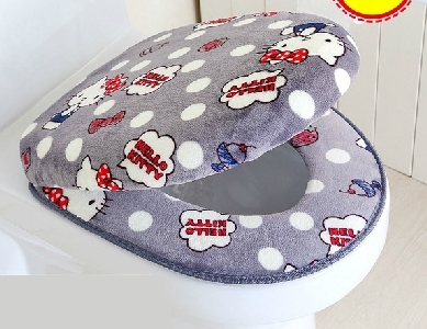 Дебела плюшена водоустойчива възглавница за тоалетна