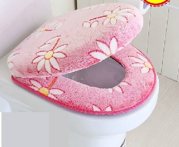 Дебела плюшена водоустойчива възглавница за тоалетна