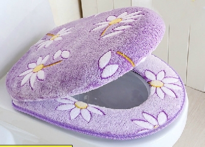 Дебела плюшена водоустойчива възглавница за тоалетна