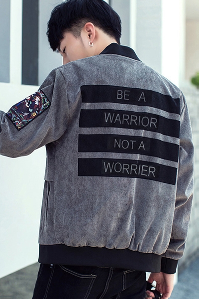 Мъжки зимни дебели якета с кадифена подплата черни и сиви големи и малки размери