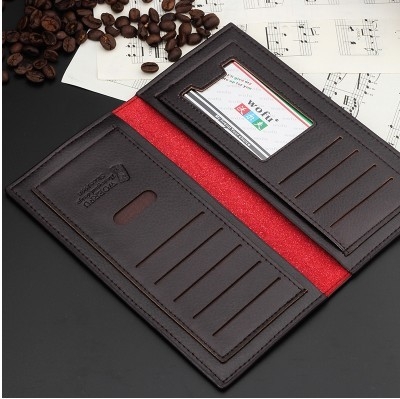 Μεγάλα ανδρικά πορτοφόλια σε μαύρο και καφέ χρώμα - κατάλληλα και για κάρτες.