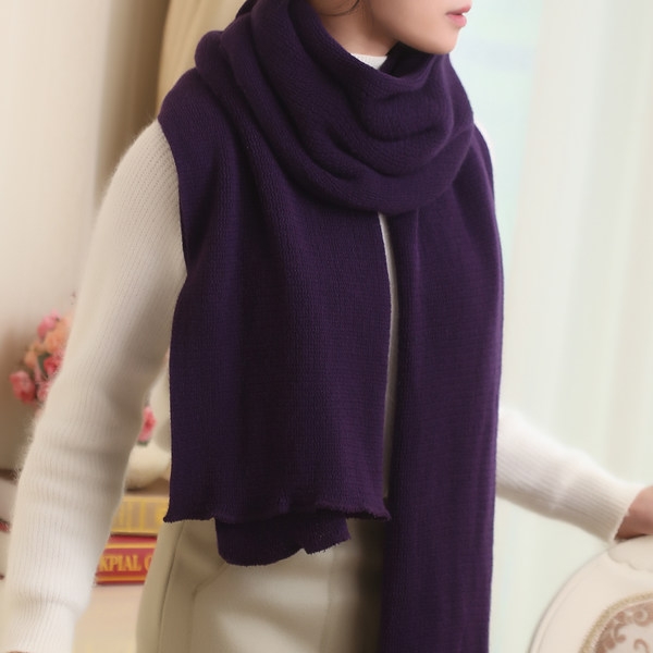 Обемен зимен шал в 13 свежи цвята. 