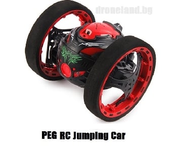 New! Дрон кола PEG SJ88 2.4GHz RC Jumping Car 