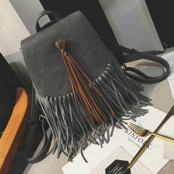 Дамска раница с ресни - индианска принцеса