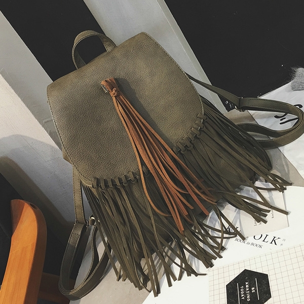 Дамска раница с ресни - индианска принцеса