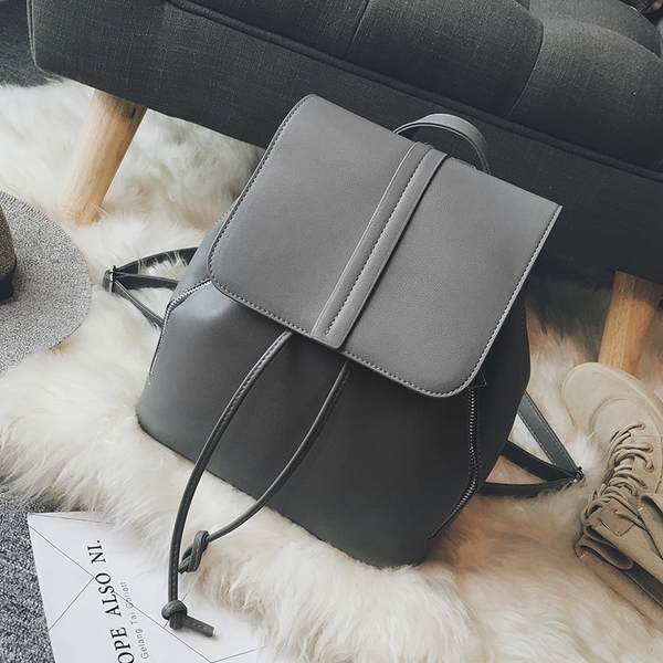 Дамска изчистена раница в четири цвята изработка от висококачествена еко кожа