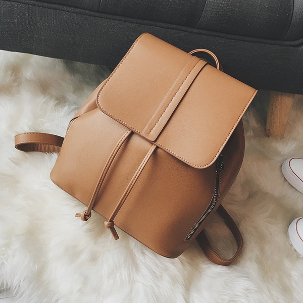 Дамска изчистена раница в четири цвята изработка от висококачествена еко кожа