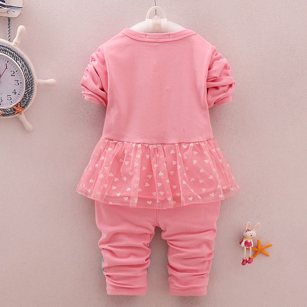 Деткси НОВ пролетен-есеннен памучен комплект от две части 