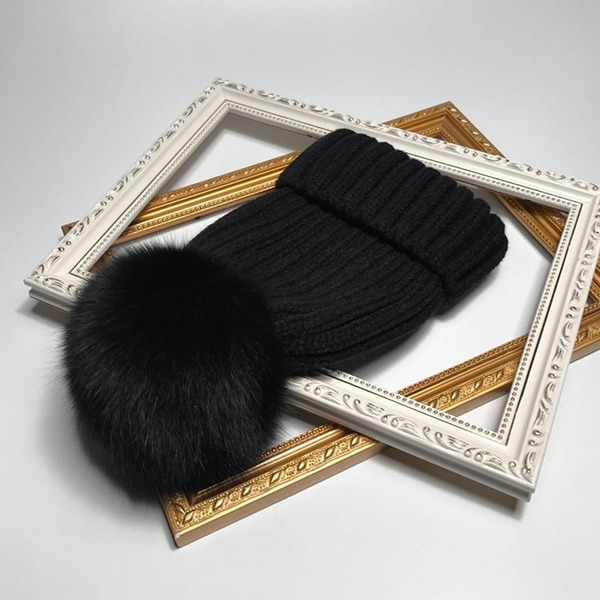 Дамски стилни шапки за жени и деца с пух, който се сваля, в тъмносин, сив, кафяв, бежов, червен и розов цвят