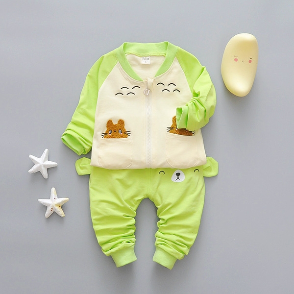 Пролетни модели детски комплекти блузка с дълъг ръкав и панталон: 10 различни модела