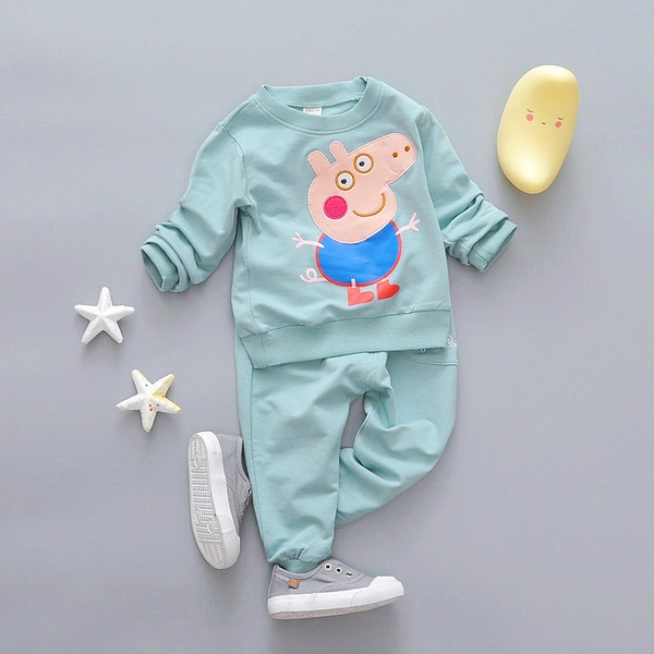 Пролетни модели детски комплекти блузка с дълъг ръкав и панталон: 10 различни модела