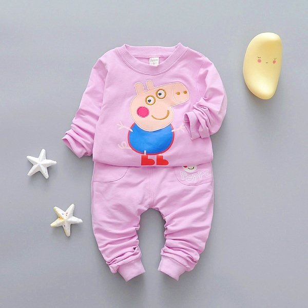 Пролетни модели детски комплекти блузка с дълъг ръкав и панталон: 10 различни модела