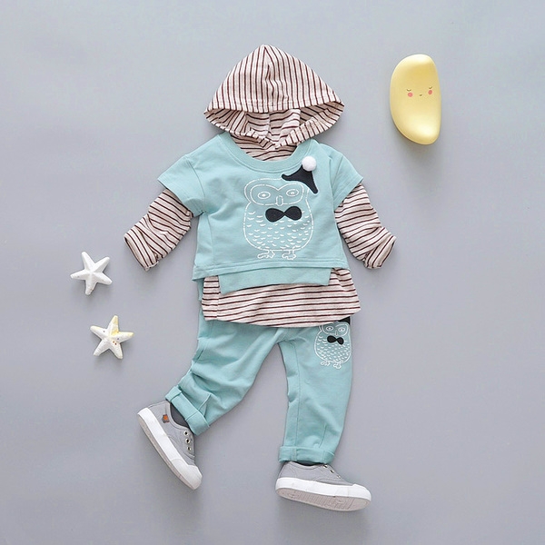 Пролетни модели детски комплекти блузка с дълъг ръкав и панталон: 10 различни модела