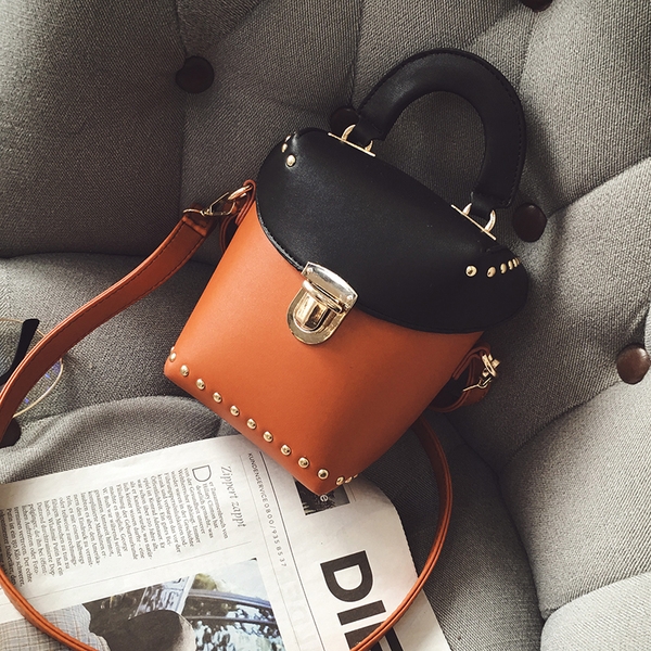 Дамска пролетна малка чанта с допълнителна дълга дръжка