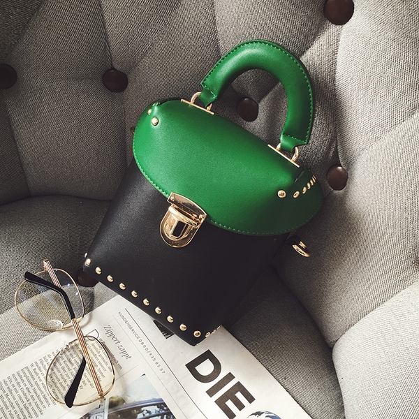 Дамска пролетна малка чанта с допълнителна дълга дръжка