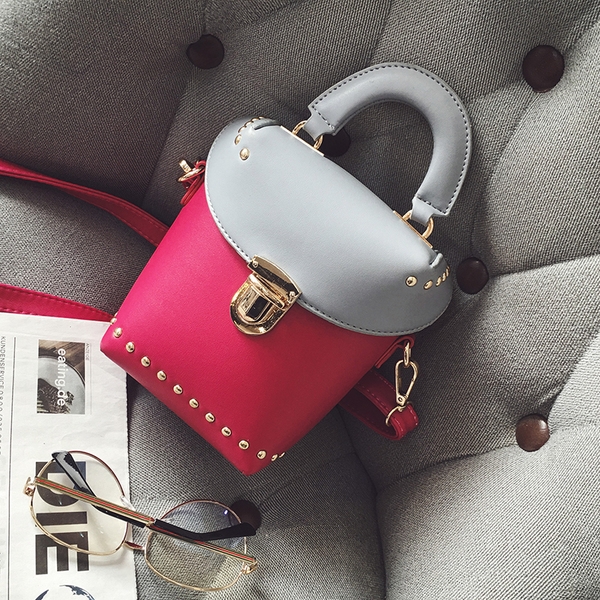 Дамска пролетна малка чанта с допълнителна дълга дръжка