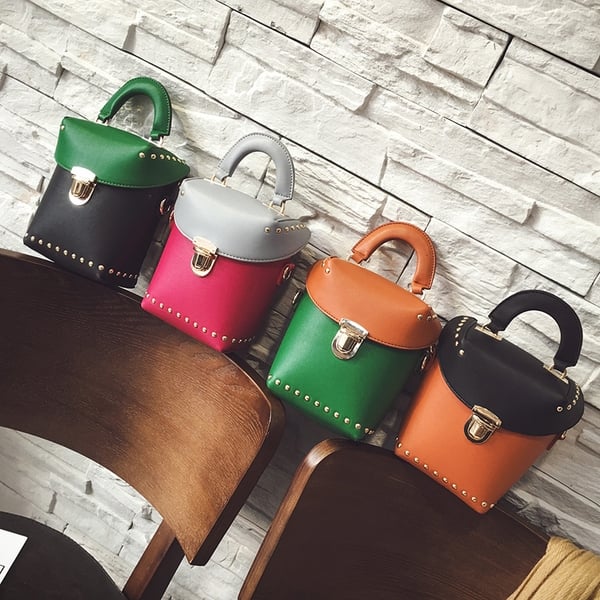 Дамска пролетна малка чанта с допълнителна дълга дръжка