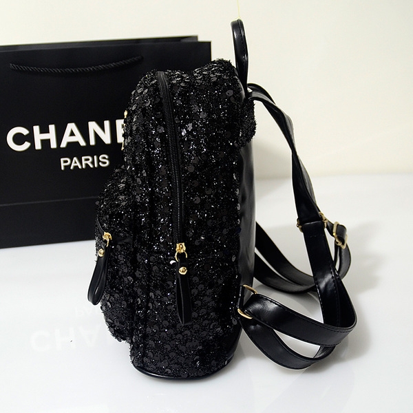 Дамска блестяща раница с пайети в четири цвята