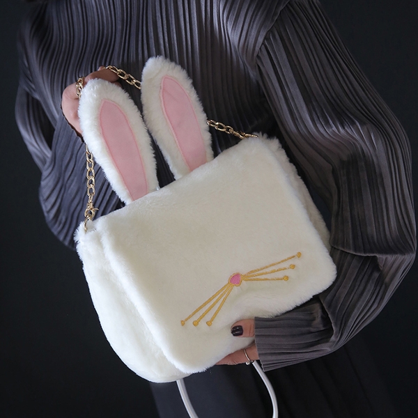 Дамска чанта плюшен ЗАЕК 