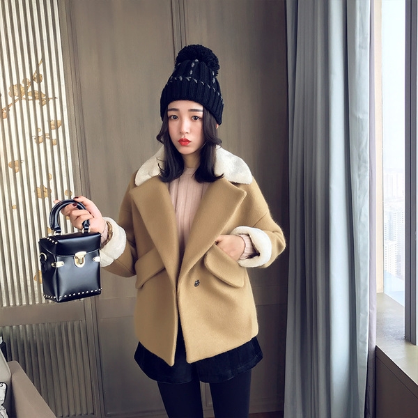 Дамско късо дебело палтенце в четири свежи цвята. 