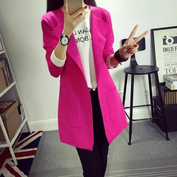 Дамски елегантни проелтно-есенни палта: 6 цвята