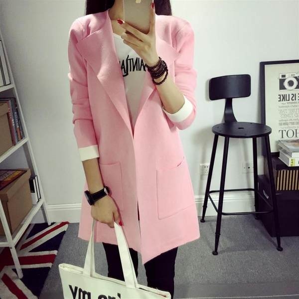 Дамски елегантни проелтно-есенни палта: 6 цвята