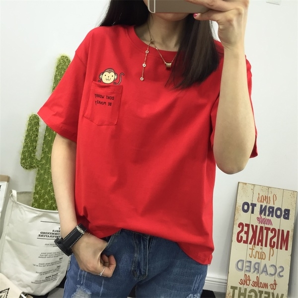 Ежедневна блуза с къс ръкав с различни анимационни герои . 