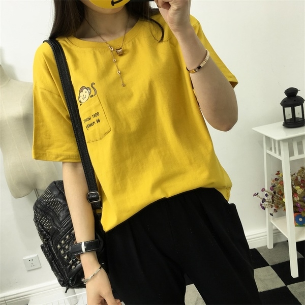 Ежедневна блуза с къс ръкав с различни анимационни герои . 