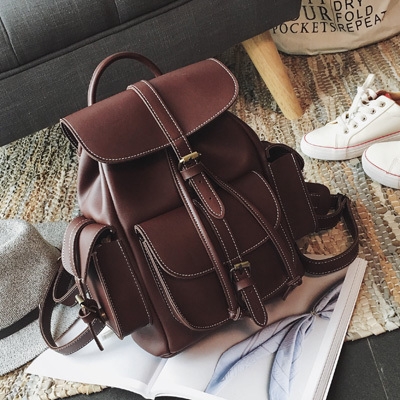 Удобни елегантни раници за дамите в четири цвята с много раздели. 