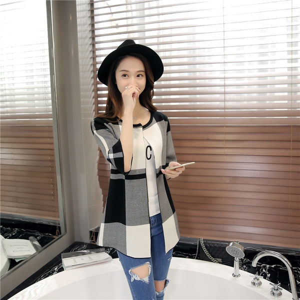 Дамска пролетна жилетка с 3/4 ръкав