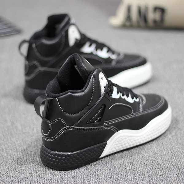 Спортни дамски кецове с дебела подметка за жени в черен, бял и розов цвят