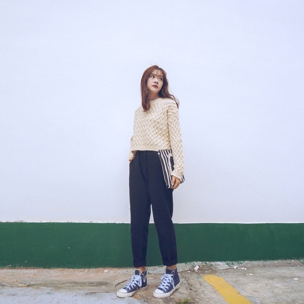 Стилни дамски дънки с висока талия, в сив и черен цвят - широки, тип boyfriend