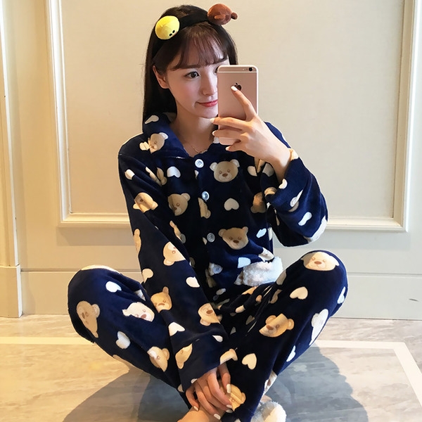 Сладки пижамки с детски мотиви- памучни.