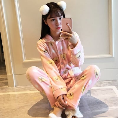 Сладки пижамки с детски мотиви- памучни.