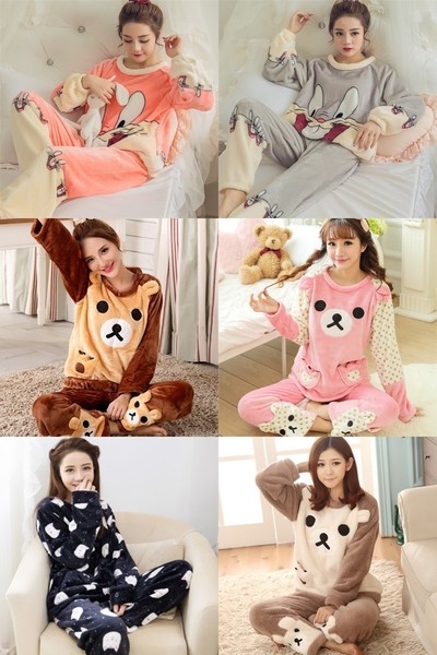 Сладки пижамки с детски мотиви- памучни.