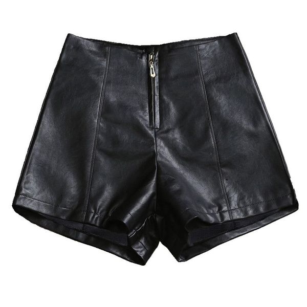 Топ модел кожен панталон с предно закопчаване. 