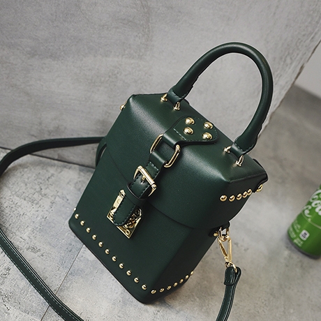 Γυναικεία μόδας μικρή δερμάτινη τσάντα: Μαύρο, κόκκινο, καφέ, πράσινο